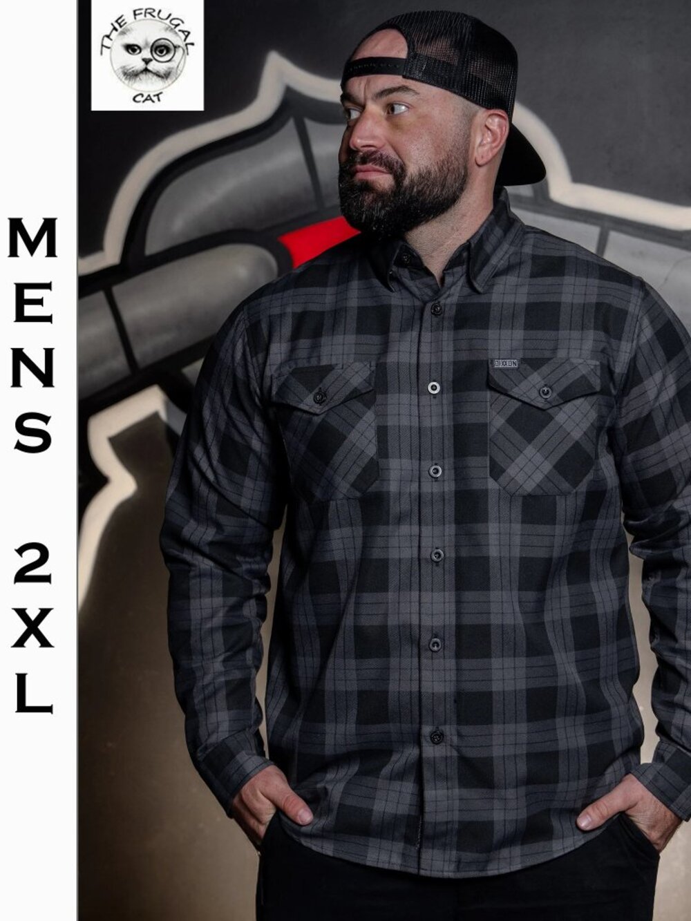Dixxon Flannel - Shadow Flannel Shirt - Mens 2XL